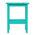 thumbnail image 5 of Polytrends  Laguna Hdpe All Weather Outdoor Patio Square Side Table Turquoise, 5 of 7