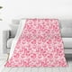 thumbnail image 1 of Balery pink heart Manta de Felpa Suave y Acogedora – Cobija de Franela Aterciopelada para Cama, Lavable y Cálida para Sofá, Mascotas, Transpirable-50"x40", 1 of 7