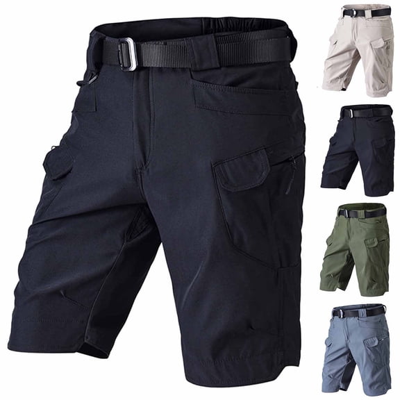 Purcolt Men's Cargo Shorts Durable Quick-Dry Lightweight Outdoor Work Camping Hiking Running Shorts with Multi Pockets