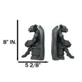 thumbnail image 2 of Gothic Warden of The Night Gargoyle Sentries On Pedestals Bookends Figurine Set, 2 of 9
