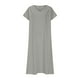 thumbnail image 4 of Traje de Falda Larga Para Mujer, Cuello En V, Vestido Informal de Lino, Atuendo de Primavera y Verano Con Sandalias, 4 of 4