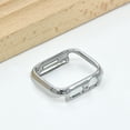 thumbnail image 5 of Compatible for Apple Watch Series 6/5/4/SE 40mm Case Hard Electroplating PC Frame [Without Screen Protector] Ultra-Thin Woman Man Protective Bumper Shell Case for iWatch Series 6/5/4/SE 40mm, Silver, 5 of 9