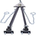 thumbnail image 2 of Kojooin Adjustable Tow Bar for Vehicles, 5000 lb Universal Towing Bar with Chains and 2 Inch Ball Coupler, 2 of 7