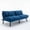 Blue, variant on EBQOSK Modern Convertible Folding Sofa Bed 2-in-1 Space-Saving Design for Apartment, Dorm & Guest Room Emerald