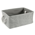 thumbnail image 1 of Willstar Grey Basket Storage Baskets Fabric Baskets Rectangular Storage Bins Decorative Baskets Canvas Storage Basket for Empty Gifts, Basket Storage for Nursery, 1 of 11