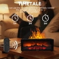 thumbnail image 5 of Flame Diffuser, 7 Colors Flame Fireplace Essential Oil Diffuser - Cool Mist Humidifier with Remote Control, Timer and Waterless Auto-off Oil Diffuser for Home Room Office, 5 of 11