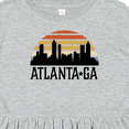 thumbnail image 4 of Inktastic Atlanta Georgia Skyline Vintage Girls Toddler Dress, 4 of 5