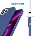 thumbnail image 5 of JETech Silicone Case Compatible with iPhone 13 Pro Max 6.7-Inch, Silky-Soft Touch Full-Body Protective Phone Case, Shockproof Cover with Microfiber Lining (Blue Jay), 5 of 7