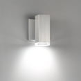 thumbnail image 3 of WAC Lighting Block 1-Light LED Aluminum Indoor & Outdoor Wall Light in Bronze, 3 of 5