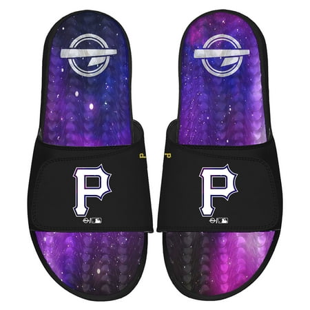 

Men s ISlide Black Pittsburgh Pirates Galaxy Gel Slide Sandals