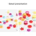 thumbnail image 5 of 150 Set 15 Colors T5 Snaps Plastic Button for Clothes Sewing Bibs Rain Coat Crafting Durable DIY and Sewing Project, 5 of 8