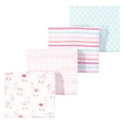 Luvable Friends Hudson Baby Flannel Receiving Blankets 4pk, Sweet Llama