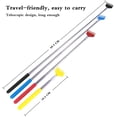 thumbnail image 3 of Rascador de espalda para hombres y mujeres Rascador de espalda de metal retráctil extensible a 27 pulgadas para aliviar la picazón con bolsa de transporte portátil en viajes, oficina, hogar (4 piezas), 3 of 7