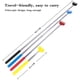 thumbnail image 3 of Rascador de espalda para hombres y mujeres Rascador de espalda de metal retráctil extensible a 27 pulgadas para aliviar la picazón con bolsa de transporte portátil en viajes, oficina, hogar (4 piezas) Fokelyi LRWJ246, 3 of 7