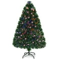 thumbnail image 1 of Gymax Fiber Optic 4'Artificial Christmas Tree PVC Material Metal Stand Holidy Decoration, 1 of 9