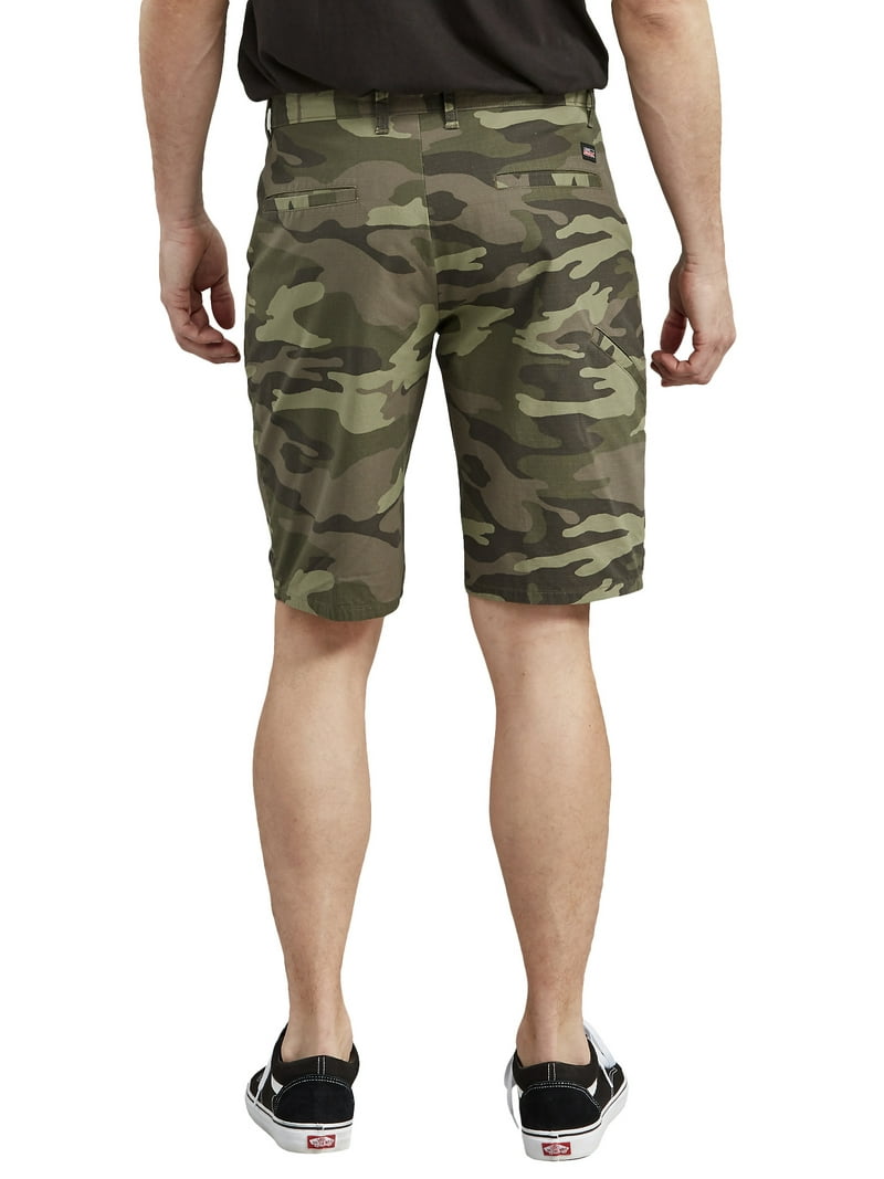 Genuine Dickies Mens 11 Inch Flex Multi-Use Ripstop Shorts Cotton