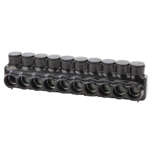 MultitapConnector,Alum,Blk,Hex,10Port IPLD500-10