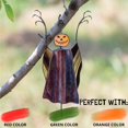 thumbnail image 3 of Espeluznante calabaza de Halloween espantapájaros vidrieras colgantes ornamento atrapasueños ventanas puertas habitación decoración del hogar gato negro decoración de Halloween espeluznante decoració, 3 of 5