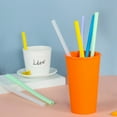 thumbnail image 2 of Long Silicone Straws With Stoppers For Tumblers, Bpa Free Washable Straight Smoothie Flexible Straw, For Simple Modern, Yeti, Rtic, Acrylic 24 30 40 Oz Tumbler Cups Daily Deals, 2 of 8