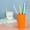 Multicolor, variant on 6Pcs Replacement Straws for Water Bottle, Reusable Silicone Washable Softy Drinking Straws In Snap Straw-Openable Straight Smoothie Straw Food Grade Hot and Cold Compatible Purple