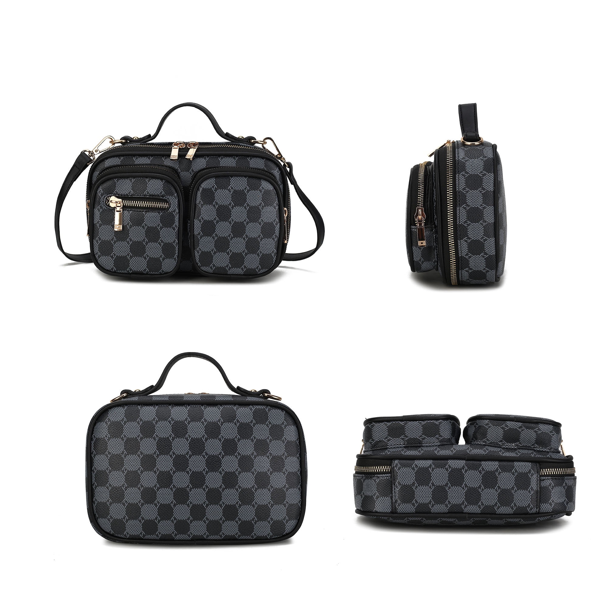 MKF Collection Jolene Women's Crossbody Bag, Vegan Leather Shoulder Bag Handbag Purse by Mia K