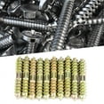 thumbnail image 4 of 10pcs 6x40mm Double-Ended Dowel Screws for Woodworking Wooden Furniture Connector Set, 4 of 8