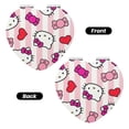 thumbnail image 2 of Lsque Sanrio Pattern Cosmetic Mirror 2.6 Inch Round Handheld Travel Pocket Makeup Mirror, 2 of 8
