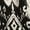 Black Soot Ikat, variant on Women's Scoop Neck Midi Dress with Long Sleeves, Sizes XS-XXXL