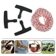 thumbnail image 2 of 1 Set Lawn Mower Pull Rope Guide Generator Pull Cord Mower Pull Rope Lawn Mower Pull Cord Recoil Starter Rope With Handle For Lawn Mower, 2 of 7