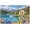 500 PCS, variant on 500 Piece Jigsaw Puzzle, Lakeside Lake House Nature Scene, Sturdy Safe Educational Family Activity Puzzle Gift for Adults Seniors, 20.5" x 15"