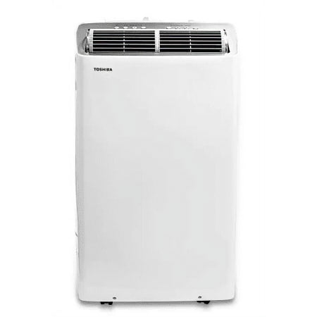 Open Box Toshiba 14000 BTU (12000 BTU DOE) 550 sq ft Portable Air Conditioner/ Heater, White