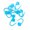 Blue, variant on HILOGEL 100 Pieces Knitting Stitch Markers Knitting Place Markers Sewing Accessories
