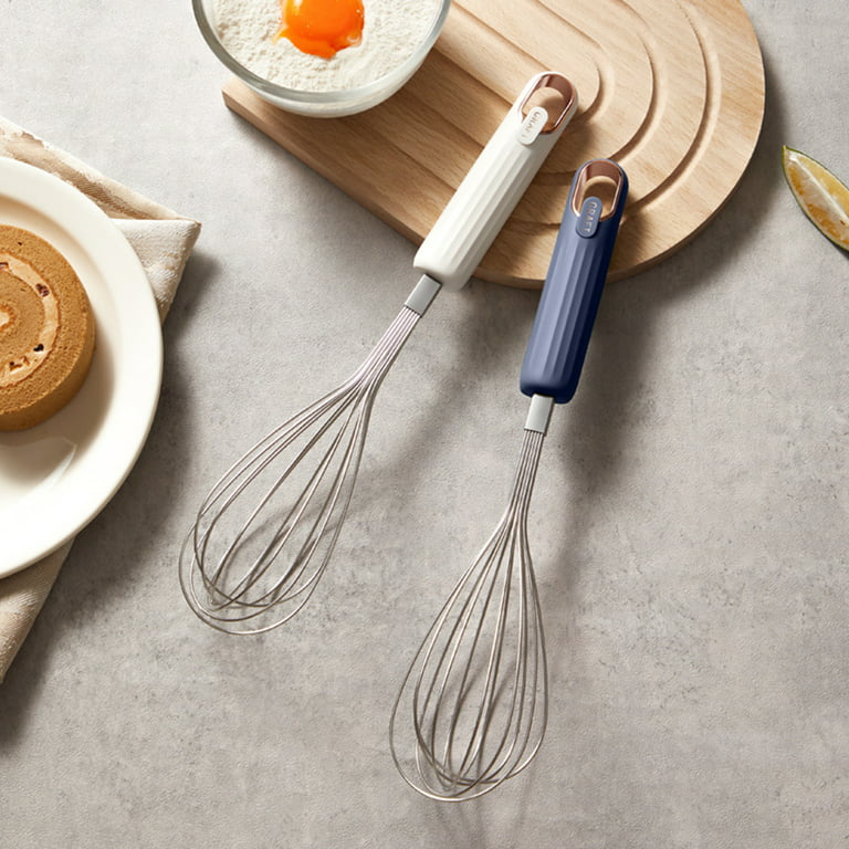 Semi-Automatic Egg Beater 304 Stainless Steel Egg Whisk Manual