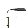 thumbnail image 2 of Metal Rectangular Floor Lamp with Adjustable Pole, Dark Bronze- Saltoro Sherpi, 2 of 6