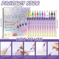 thumbnail image 7 of 12 Colors Nail Art Pens Set, 2025 New Nail Art Markers for Gel Nails, DIY Nail Art Marker Drawing Painting Liner Pen, Nail Art Tools for Graffiti Dotting Drawing Painting Point Liner DIY (1 Set), 7 of 7