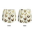 thumbnail image 3 of Pofeuu Chicken Cartoon Print Women's Athletic Shorts Running Workout Shorts Tummy Control Quick Dry Gym Shorts with Pockets Double layer sports shorts-Large, 3 of 7
