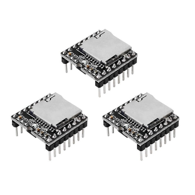 3Pcs For DFPlayer Mini MP3 Player Module TF Card U Disk Mini MP3 DFPlayer Sound Voice Module Card Expansion Board