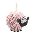 thumbnail image 2 of Kids Sheep Hand Towel Hanging Shape - Soft Absorbent Quick Dry for Kitchen Bathroom, 2 of 6