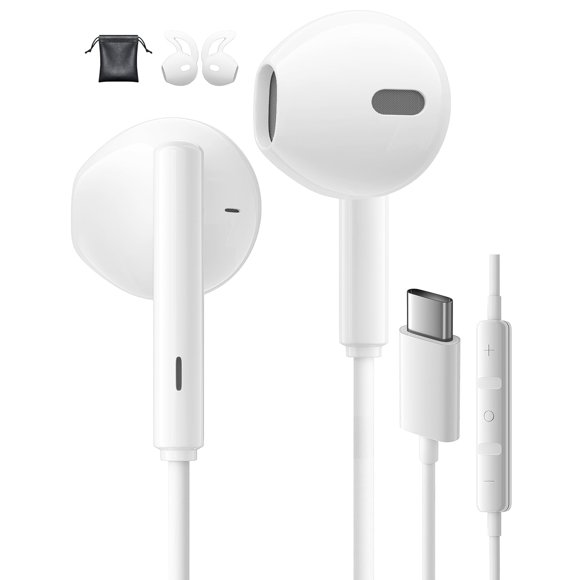 Auriculares USB C AILZPXX con cable para iPhone 15 Pro Max 16 Pro