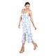thumbnail image 2 of Vestido midi floral Roman Fashion /Juvenil, 4015 (Blanco /flor azul) blanco G, 2 of 5