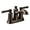 Oil Rubbed Bronze, variant on Moen 6802BL Dartmoor Two Handle Centerset Bathroom Sink Faucet in Matte Black
