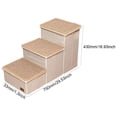 thumbnail image 5 of BELOVING Modular Pet Steps Dog Stairs with Storage Removable Easy Setup with Reinforced Lid for Sofa Bed Car Multipurpose Pet Ladder Beige, 5 of 5