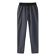 thumbnail image 1 of Pantalones largos de moda para hombre con cordón, cintura elástica, color sólido, pantalones casuales largos de chándal, pantalones para hombre, 1 of 6