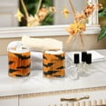 thumbnail image 7 of 2 Pack Qtip Holder Dispenser Retro Bats on Orange Clear Plastic Storage Apothecary Jars for Cotton Swabs Balls Pads Floss, 7 of 7