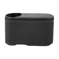 thumbnail image 1 of Bote de basura para coche, accesorios para automóviles, contenedor de basura para tarjeta, botella de Cuero PU negro Macarena Bote de basura para auto, 1 of 8