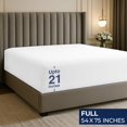 thumbnail image 2 of Sábana bajera ajustable Utopia Bedding, con bolsillo extra profundo, color blanco, 2 of 9