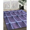 thumbnail image 3 of Ahgly Company Machine Washable Indoor Rectangle Transitional Purple Area Rugs, 2' x 5', 3 of 7