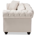 thumbnail image 4 of Baxton Studio Alaise Tufted Chesterfield Sofa in Beige, 4 of 9