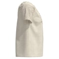 thumbnail image 3 of GEORGE G BLUSA CR CON EYLET EN MANGA CREMA, 3 of 4