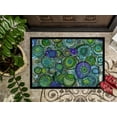 thumbnail image 3 of Carolines Treasures 8962JMAT Résumé en Bleu et Vert Tapis Intérieur Ou Extérieur- 24 x 36 Po., 3 of 4